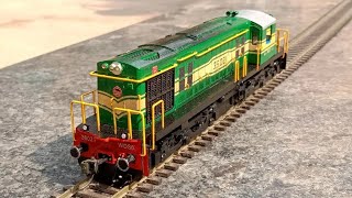 WDS6 DIESEL LOCOMOTIVE  GOLDEN ROCK SHED WDS6 36021  HO SCALE MODEL [upl. by Hannan]