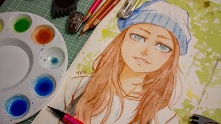 Dessin avec la peinture Connector de Faber Castell [upl. by Puduns910]