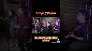 bridge and chorus of ‘Breakthrough’ by Eddie James 🎶 worship drums musicacristiana drummer [upl. by Brunella]