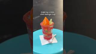 making a mini chili mango fruit cup 🌶️ miniature lofi miniverse [upl. by Aiker563]