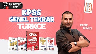 2024 KPSS Türkçe  Tek Videoda Genel Tekrar  Kadir Gümüş [upl. by Raual983]