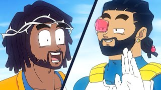 Drake vs Kendrick BUT ITS DRAGON BALL Z RAP BATTLE [upl. by Fronnia328]