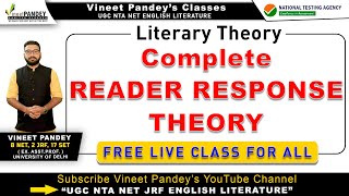 Complete READER RESPONSE THEORY  Literary Theory  FREE FOR ALL By 8 NET 2 JRF 17 SET FACULTY [upl. by Anairdna465]