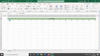 Realizar cuadrante en Excel [upl. by Hannej]