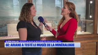 ARIANE A TESTE LE MUSEE DE LA MINERALOGIE [upl. by Craven]