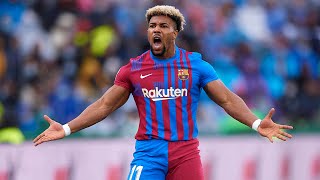 Adama Traore scores first goal for Barcelona [upl. by Yenoh]