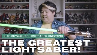 A Star Wars Collection Masterpiece  Luke Skywalker Legacy Lightsaber Unboxing [upl. by Schouten]