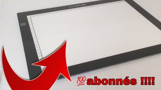 Umboxing d’une tablette lumineuse Graph’it pour les 100 abonnés teste [upl. by Ashford]