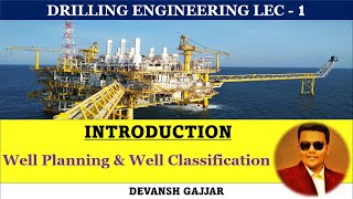 Drilling Engineering Introduction To Well Planning and Well Classification [upl. by Eirtemed]