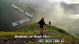 Wasdale Show fell race 2023 Up and down Kirk Fell Vertical race BOFRA [upl. by Nonnaer]