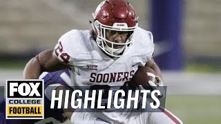 Oklahoma vs Kansas State  Highlights  FOX SPORTS [upl. by Wildon]