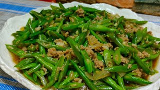 Beans at konting giniling dagdagan ng pampalasa na makikita lang sa kusina solve na ang ulam mo [upl. by Ahsiuqat730]