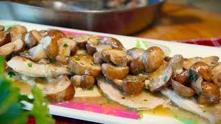 NON SOLO SCALOPPINE AI FUNGHI la ricetta delle scaloppine ai funghi classica E LE SUE VARIANTI [upl. by Burnsed]