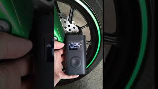 Inflador eléctrico Xiaomi Mijia para moto [upl. by Ahsina40]