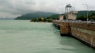 Hydro Power Dam Spillways Suction and Forebay Amazing View  Dam Gates Water Release [upl. by Neiman151]