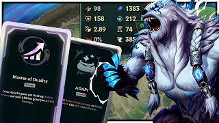 1300 Infinite AP Scaling Master Of Duality Adapt Volibear [upl. by Aniarrol]