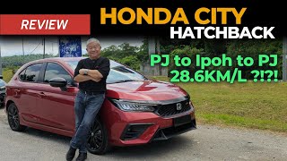 Honda City Hatchback 2024 Media Drive  A Fuel Challenge  YS Khong Driving [upl. by Edak462]