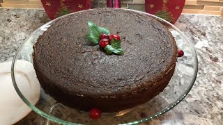 Real Guyanese Black cakeRum cakeChristmas cake [upl. by Alsi]