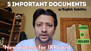 Important For New Students in Ireland  IRP Card New Process 2024 [upl. by Ymaral]