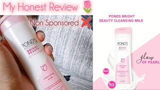 Ponds Bright Beauty Cleansing Milk Review Get clear skin with ponds ponds cleansing [upl. by Miquela]