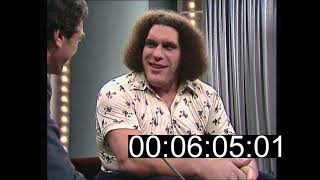 Rare Andre the Giant 70s tv interview [upl. by Anavlys]