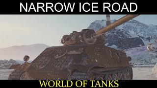 WoT  Narrow ice road issues Skoda T 24 [upl. by Aurora]