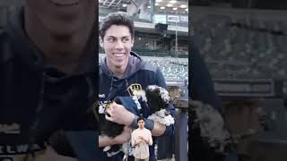 Brewers Christian Yelich to have seasonending back surgery brewers mlb [upl. by Namielus]