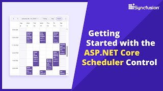 Getting Started with the ASPNET Core Scheduler Control [upl. by Seigler40]