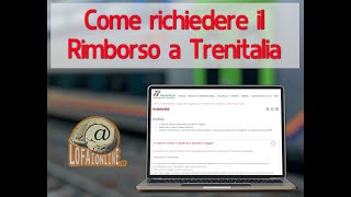 Come richiedere un Rimborso a Trenitalia online [upl. by Akcinehs]