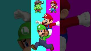 The whole Mario team helps people like Spider Man🕷️mario mariobros supermariobros luigi donkey [upl. by Ilowell]