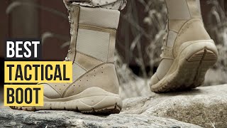 Best Tactical Boot  Mens Outdoor Combat Boots Mountaineering Shoes Review [upl. by Shirberg]