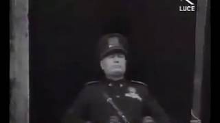 Mussolini anuncia la Entrada de Italia en la Segunda Guerra Mundial 1940 [upl. by Tabbie164]