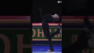 Catch foot layback spin 😮  Alexandra Trusova edit  edit alexandratrusova figureskating [upl. by Eruza]