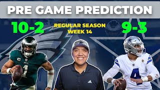 Playoff Scenarios MVP talk and Can the Eagles Sweep the Cowboys  WEEK 14  PreGame Prediction [upl. by Delfine]