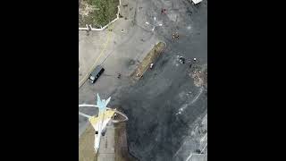 Drone footage  Rocket attack on Vinnitsa Ukraine [upl. by Ferdinanda]