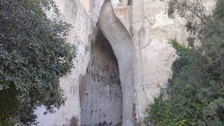 Ear of Dionysius Park of Neapolis Syracuse Sicily Italy Europe [upl. by Einnig]