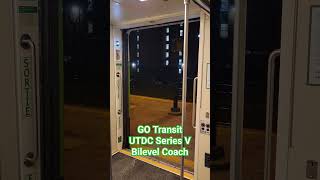 GO Transit Bilevel Coach Doors Closing [upl. by Netsirhk]