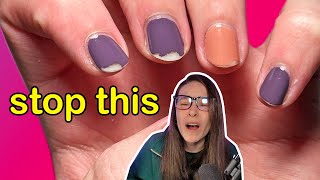 this is why your nail polish doesnt last NAILS 101 redo class [upl. by Ysirhc]