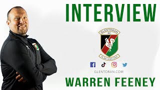 Post Match Interview  Glentoran vs Linfield  Warren Feeney [upl. by Ardnuassak]