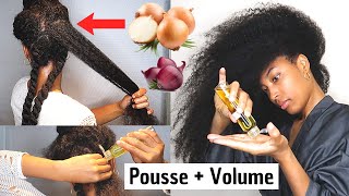 COMMENT APPLIQUER CORRECTEMENT LHUILE DOIGNON POUR FAVORISER LA POUSSE DES CHEVEUX À SON MAXIMUM [upl. by Dracir257]