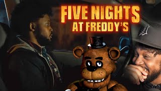 Reacting to the Five Nights at Freddys Movie Trailer [upl. by Ahsiral516]