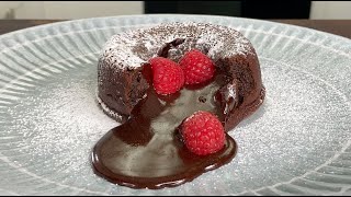 Easy Chocolate Lava Cake shorts [upl. by Nyrtak]