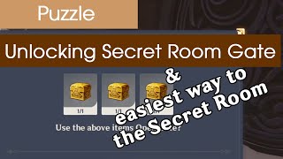 How to get to and unlock Secret Room Gate in Dragonspine  Genshin Impact [upl. by Irreg]