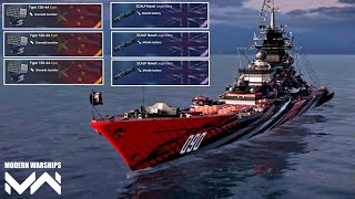 RF TARK Kirov  Type 726  4A GL with full Legendary equipment gameplay modern warship [upl. by Iramo810]