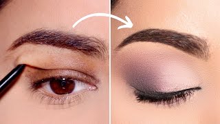 Heres How To Do the DISAPPEARING eyeliner technique on Hooded Downturned Aging Eyes [upl. by Phil]