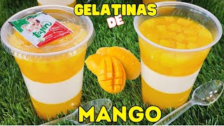 Gelatinas Individuales de Mango 🥭 🤤 😋 [upl. by Salesin88]