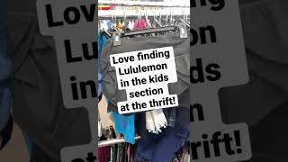 Don’t forget to scan the kids section I’ve found lots of Lululemon there reseller thrifted [upl. by Ewen526]