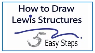 How to Draw Lewis Structures Five Easy Steps [upl. by Okin]