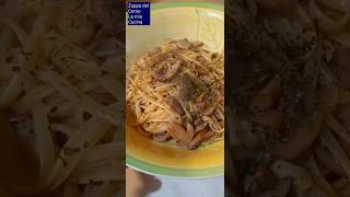 Zuppa del Corso Pasta Funghi Aglio Olio Peperoncino Prezzemolo [upl. by Jamin793]