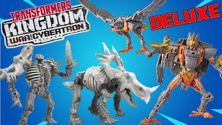 New Transformers Kingdom Deluxe Maximals and Predacons Air Razor Ractonite [upl. by Isaacs626]